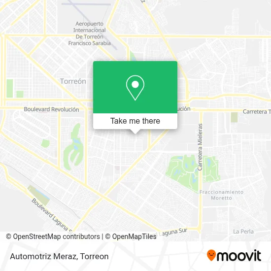 Automotriz Meraz map
