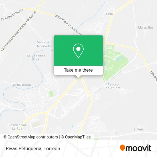 Rivas Peluquería map