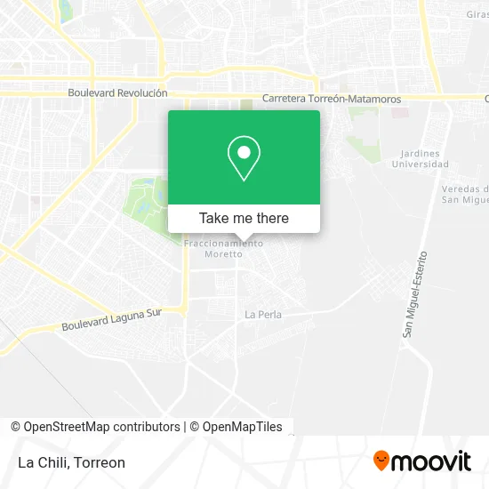 La Chili map