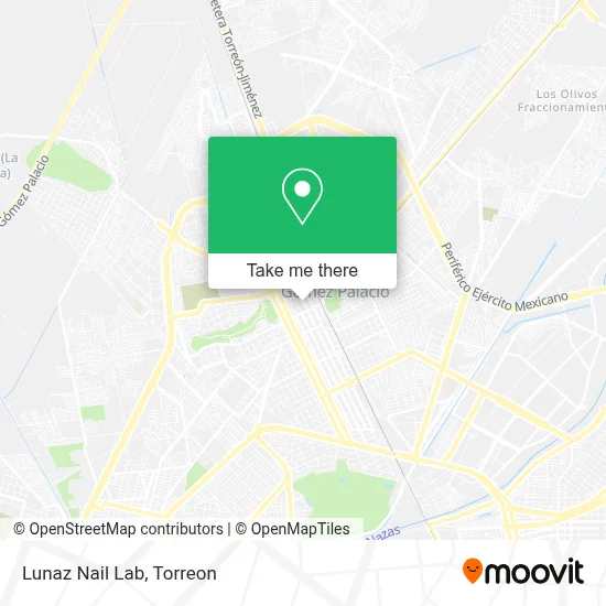 Lunaz Nail Lab map