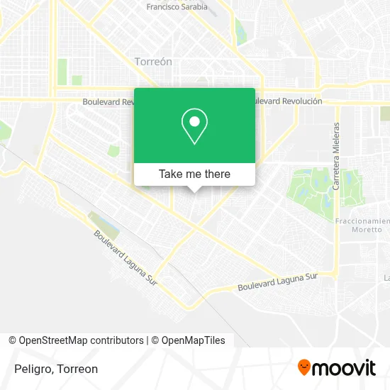 Peligro map