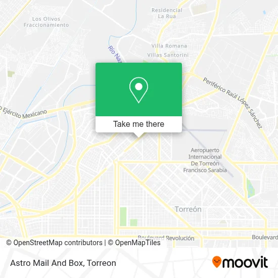 Astro Mail And Box map