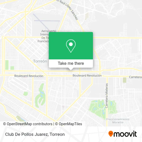 Club De Pollos Juarez map