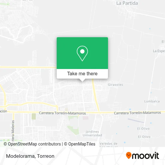 Modelorama map
