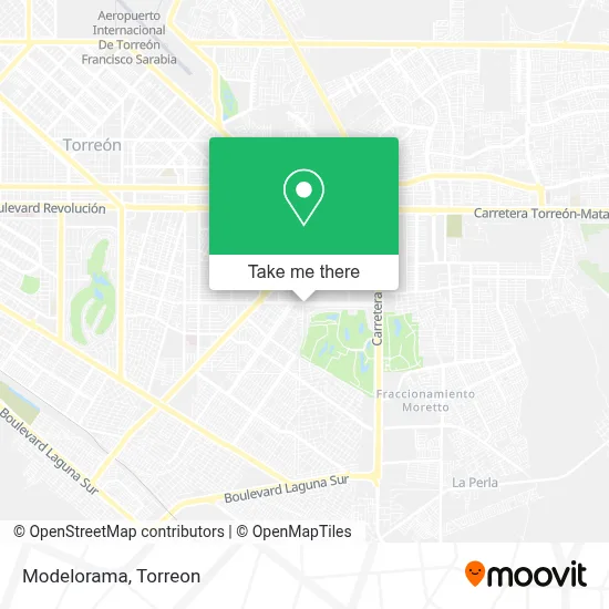 Modelorama map