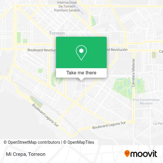 Mi Crepa map
