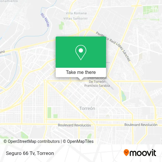 Seguro 66 Tv map