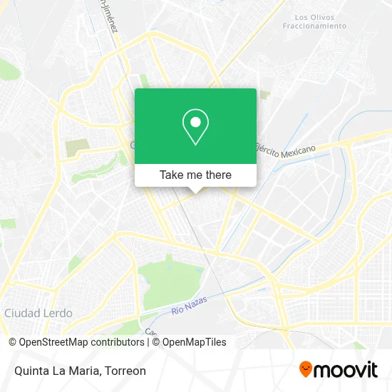 Quinta La Maria map