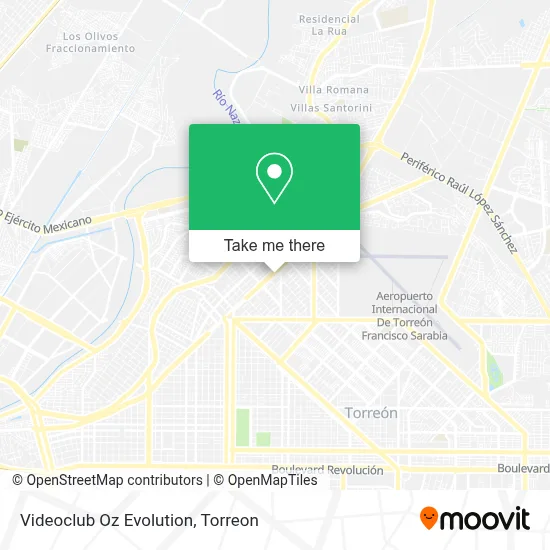 Videoclub Oz Evolution map