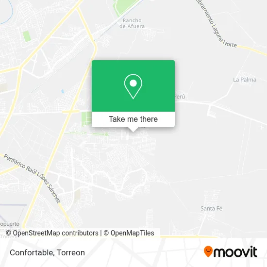 Confortable map