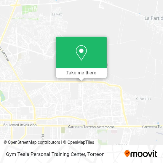 Gym Tesla Personal Training Center map