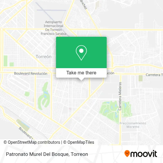 Patronato Murel Del Bosque map