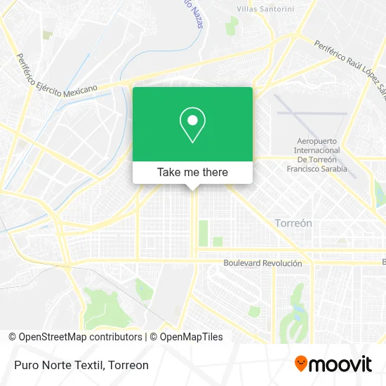 Puro Norte Textil map