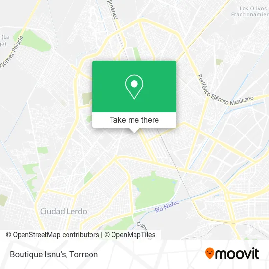 Boutique Isnu's map