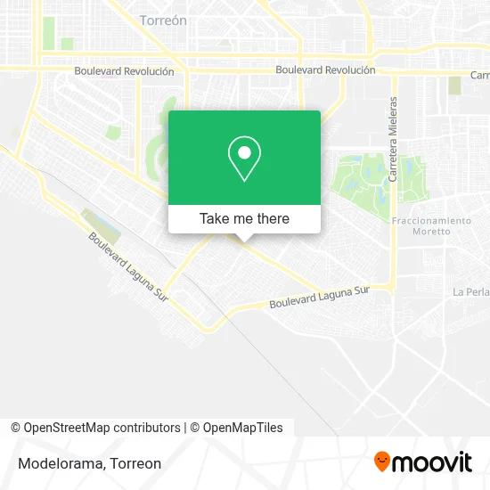 Modelorama map