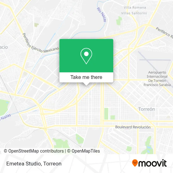 Emetea Studio map
