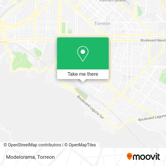Modelorama map