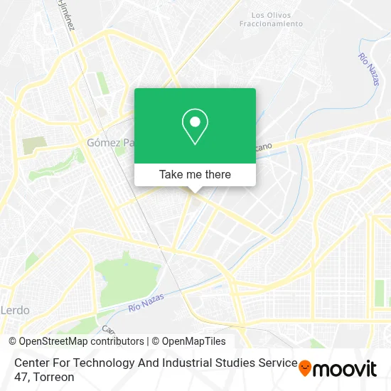 Center For Technology And Industrial Studies Service 47 map