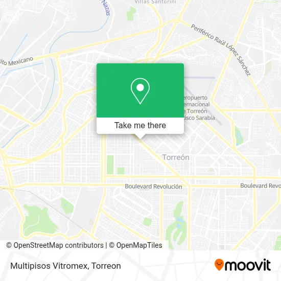 Multipisos Vitromex map