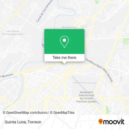 Quinta Luna map