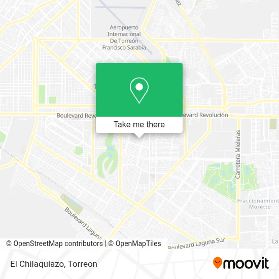 El Chilaquiazo map