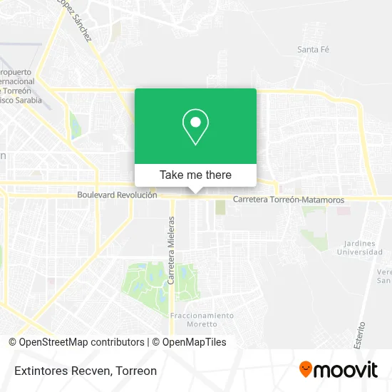 Extintores Recven map