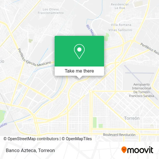 Banco Azteca map