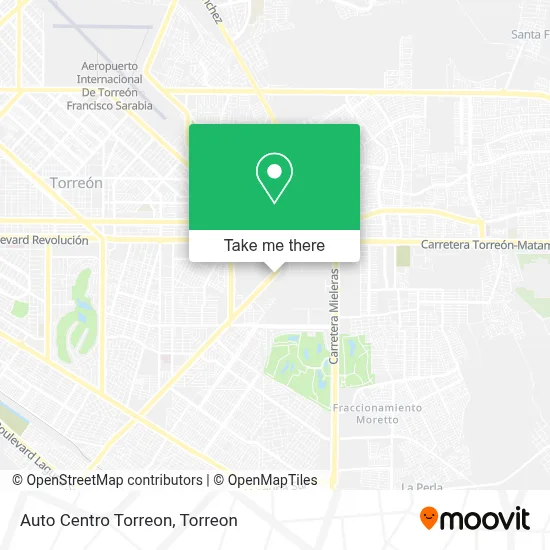 Auto Centro Torreon map
