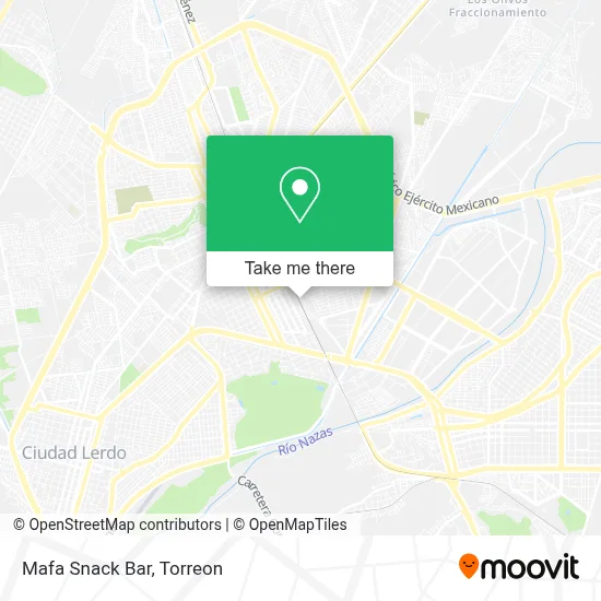 Mafa Snack Bar map