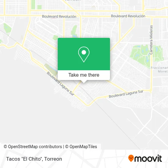 Tacos "El Chito" map