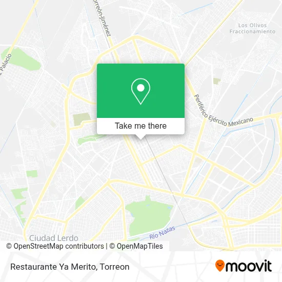Restaurante Ya Merito map