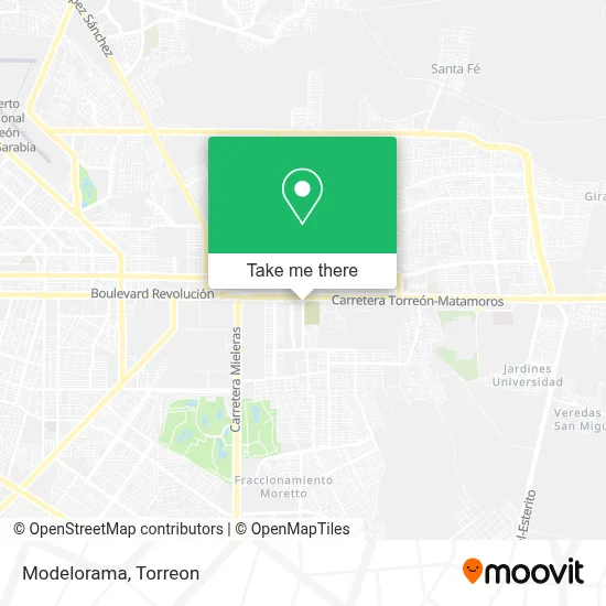 Modelorama map