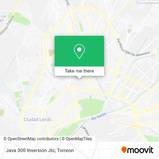 Java 300 Inversión Jtc map