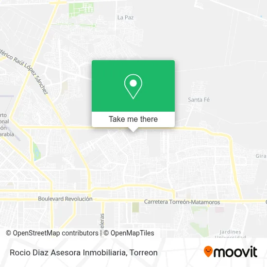 Rocio Diaz Asesora Inmobiliaria map