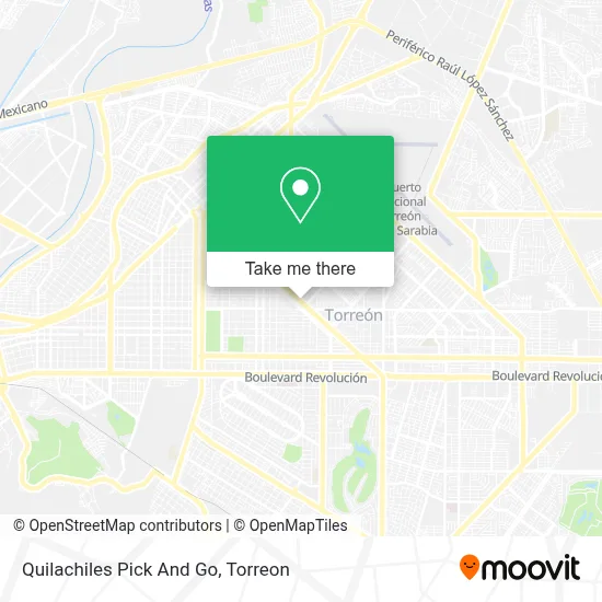 Quilachiles Pick And Go map