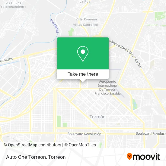 Auto One Torreon map