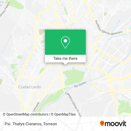 Psi. Thatys Cisneros map