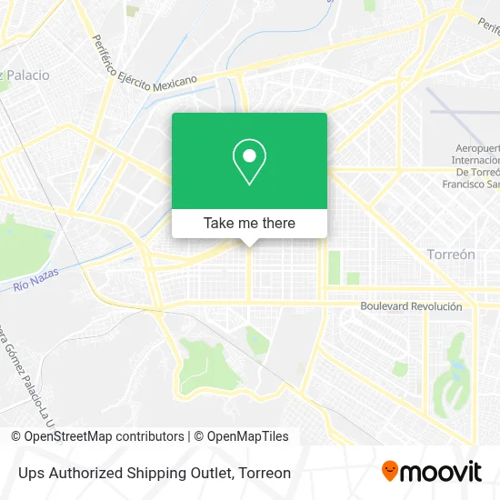 Ups Authorized Shipping Outlet map