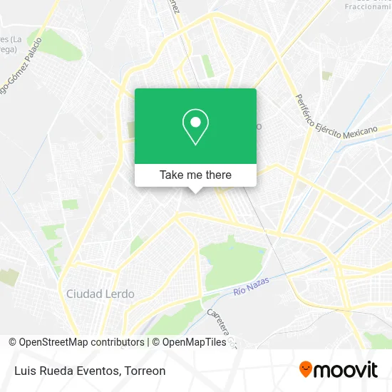 Luis Rueda Eventos map