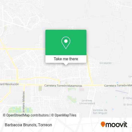 Barbacoa Bruno's map