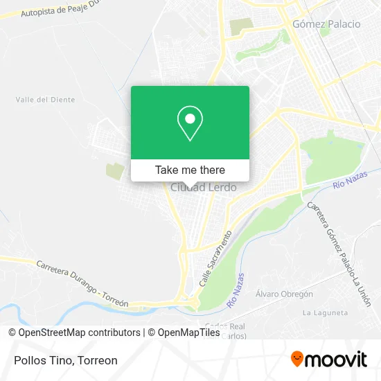 Pollos Tino map