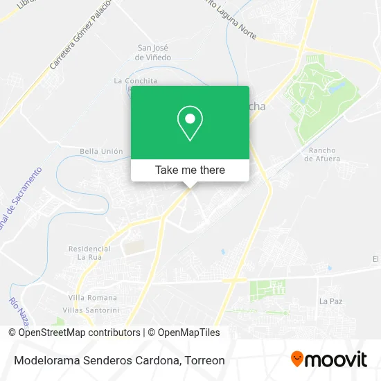 Modelorama Senderos Cardona map