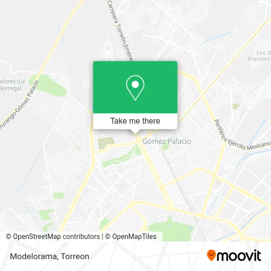 Modelorama map