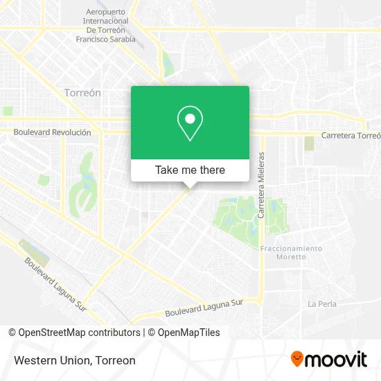 Western Union map