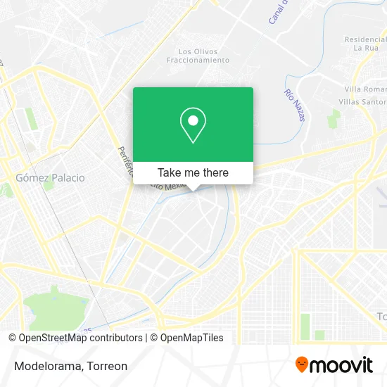 Modelorama map