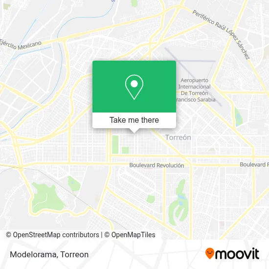 Modelorama map
