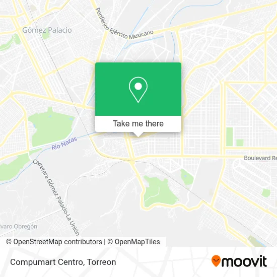 Compumart Centro map