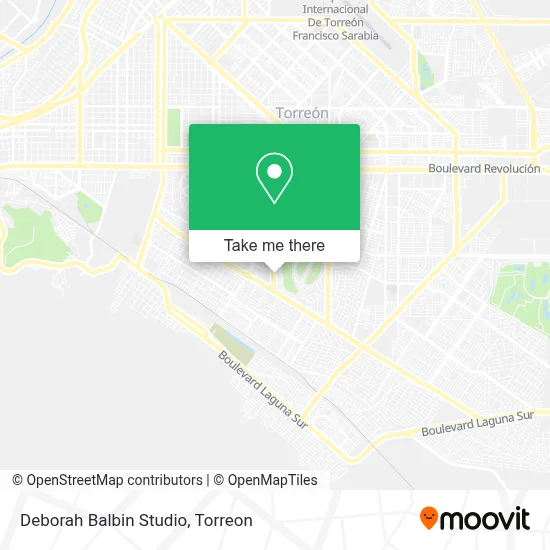 Deborah Balbin Studio map