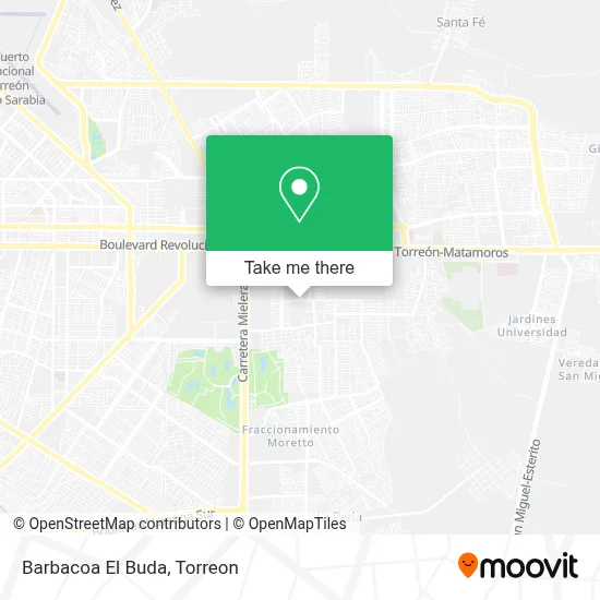 Barbacoa El Buda map