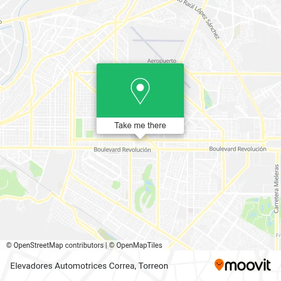 Elevadores Automotrices Correa map